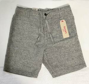 未使用　Levi's　ショーツ/夏物　ブラック/グレー系　サイズM　　　 W119　　