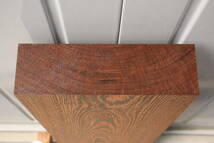 ウエンジ　テーブル　棚板　無垢材　彫刻材　長さ73.2cm　幅20.0cm　厚み6.0cm_画像9