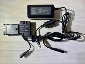 Panasonic パナソニック ACアダプター DMW-AC10、DCカプラー DMW-DCC12、バッテリー DMW-BLF19