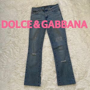 美品　DOLCE＆GABBANA ダメージ加工デニム