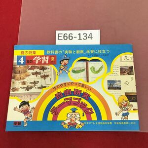 E66-134自由研究テーマブック やりやすくて楽しい 夏の特集 4年の学習夏の教材 （1981年9月1日発行）