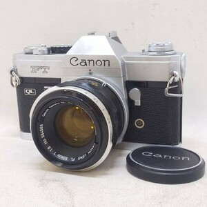 ◆Canon キャノン FT QL FL 50mm f1.8 フィルムカメラ シャッターOK ジャンク◆R2157