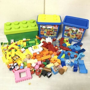 # LEGO レゴ BANDAI アンパンマン たのしいのりものバケツ ブロック 積み木 知育玩具 幼児玩具 まとめ カラー 現状品 #N30174