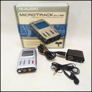 ●M-AUDIO MICRO TRACK 24/96 モバイル 2チャンネル デジタルレコーダー オーディオ機器 通電不可 ジャンク品●R2576