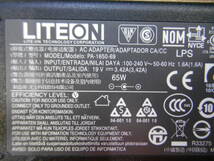 LITEON ACアダプタ PA-1650-69 19V=3.42A 65W 外径5.5 内径1.7 (6_画像2