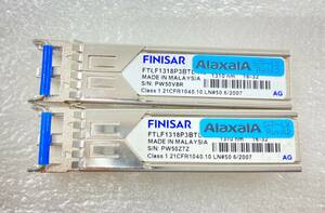 複数入荷　★Finisar FTLF1318P3BTL-H8 (Alaxala SFP-LX) SFPトランシーバーモジュール　2個セット★　動作品　