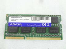 1円～　★ADATA　DDR3L　1600　8GB　ADDS1600W8G11-S　ノートパソコン用メモリ★　動作品　_画像1