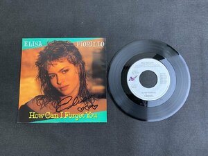 ※◇HA20/直筆サイン入り /EP盤 エリサ・フィオリーロ How can I forget you/Elisa Fiorillo/港区全日空ホテルにて