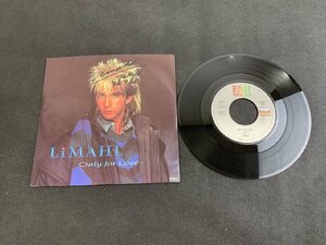 ※◇HB34/直筆サイン入り /EP盤 リマール（Limahl）Only for Love/1986年7月テレビ東京音楽番組収録後