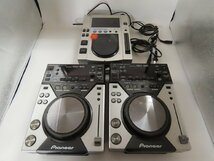 ○Y34/Pioneer CDJ 3点セット /CDJ-100S/CDJ-400/パイオニア/通電確認のみ/1円～/_画像1