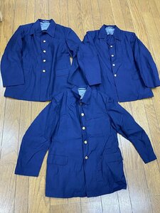 ◇K746/国鉄 乗務員 制服 夏 上衣 3点セット 昭和40年度細1号形 昭和41年度並2号形 昭和45年度細2号形/鉄道グッズ/1円～