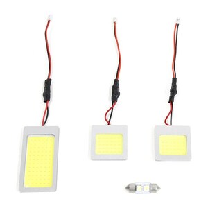 【メール便送料無料】 トヨタ ラクティス NCP10# H17～H22 ハイパワー LED ルームランプ セット 4P 面発光 COB 室内灯 ホワイト SMD 定電圧