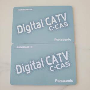 Panasonic Digital CATV C-CASカード 2枚 動作未確認現状品 パナソニック
