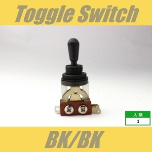 TGS-M3.5-BK/BK toggle switch M3.5 black / black knob attaching 