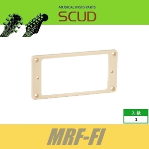 SCUD MRF-FI　エスカッションリング　ハムバッカー用　フラット　フロント　プラスティック　アイボリー　スカッド