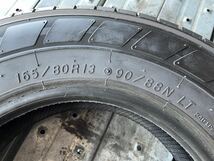 R-672　９分山以上♪美品！バリ山！165/80R13 90/88N　ヨコハマ　BluEarth-Van RY55★2023年製 ４本★検品済 直接手渡し,タイヤ交換可能！_画像7