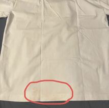 定価5万以上 メゾンマルジェラ Maison Margiela CAUTION オーバーサイズ ビッグシルエット 半袖Tシャツ サイズ48 白 ホワイト カットソー_画像10