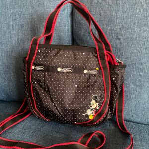 レスポートサック ショルダーバッグ LeSportsac ミッキーマウス　ディズニー　コラボ