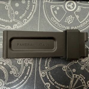 送料無料 未使用 正規品 PANERAI パネライ ルミノールマリーナやサブマーシブル ラジオミール Dバックル用ラバーベルトの画像5