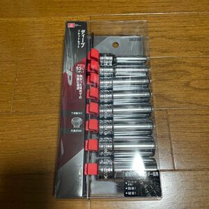 SK11 ディープソケットセット SHS308D 差込角:9.5mm(3/8インチ)