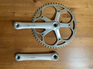 送料込み ピストクランク DURA-ACE FC-7600 167.5 ギア 54T シマノ デュラエース NJS 競輪 トラック