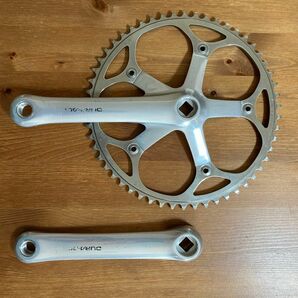 送料込み ピストクランク DURA-ACE FC-7600 167.5 ギア 54T シマノ デュラエース NJS 競輪 トラック