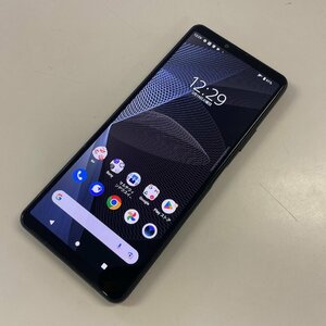 au ソニー・エリクソン Xperia 10 III SOG04 ブラック SIMロック解除済