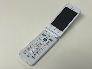 docomo FUJITSU らくらくホン F-01M ホワイト SIMロック解除済