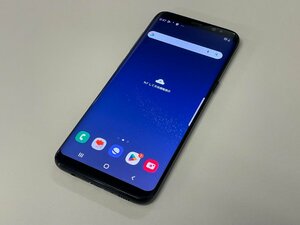 au SAMSUNG Galaxy S8 SCV36 ミッドナイトブラック SIMロック解除済