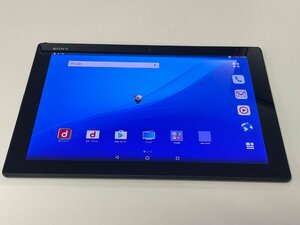 docomo Sony Ericsson Xperia Z4 Tablet SO-05G Black SIMロック解除済