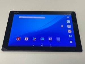 docomo Sony Ericsson Xperia Z4 Tablet SO-05G Black SIMロック解除済