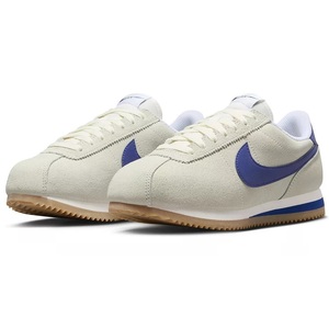 ☆NIKE WMNS CORTEZ SUEDE 薄ベージュ/青 24.0cm ナイキ ウィメンズ コルテッツ スエード FQ8108-110