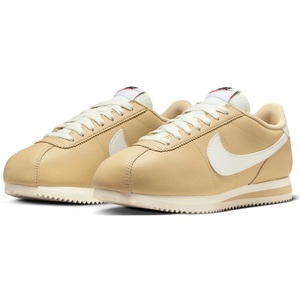 ☆NIKE WMNS CORTEZ LEATHER 薄茶色/白 27.5cm ナイキ ウィメンズ コルテッツ レザー DN1791-200