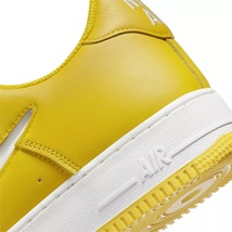 ☆NIKE AIR FORCE 1 LOW RETRO 黄/白 27.5cm ナイキ エア フォース 1 ロウ レトロ FJ1044-700_画像7