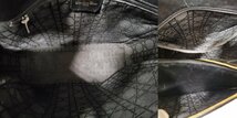 ★ディオール Christian Dior　カナージュ　ショルダーバッグ　CDロゴ金具　レザー　ブラック系　中古★003769_画像7