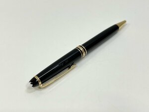 ★名入れ有 MONTBLANC モンブラン マイスターシュティック ツイスト式 ボールペン 文房具 筆記用具 ブラック系 現状品★003271