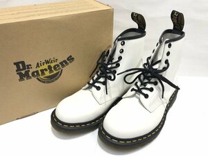 ★ Dr.Martens 11822 ドクターマーチン ホールブーツ ショートブーツ レースアップ メンズ ホワイト UK6 中古★003797