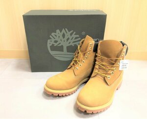 ★【未使用保管品】Timberland ティンバーランド 10061 プレミアム 6インチ ウォータープルーフ ブーツ 9W 27.0cm程度★002659