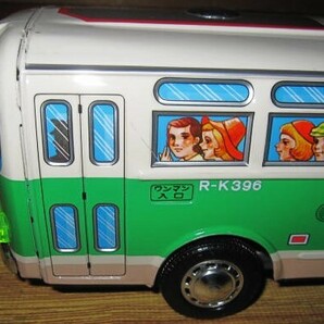 [未使用保管品]昭和レトロ イチコーのワンマンバス 都営バス ブリキのおもちゃ 1991年購入の画像3