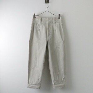 2021AW マーガレットハウエル MARGARET HOWELL COTTON TWILL コットンツイルパンツ 1/ベージュ ボトムス ロング【2400013768290】の画像1