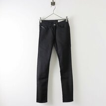 未使用 ディーゼル DIESEL WASH0886Z ストレッチデニムパンツ W23/ブラック デニム ボトムス ロング コットン 綿【2400013754583】_画像1