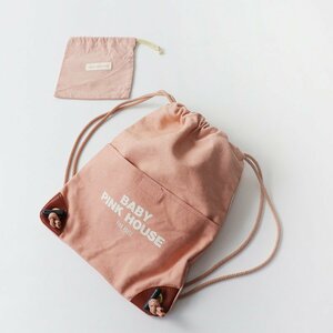  бледно-розовый house BABY PINK HOUSE Logo мешочек сумка / розовый ручная сумочка [2400013765688]