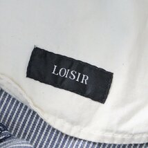 ロワズィール アデュートリステス LOISIR ADIEU TRISTESSE コットン ストレッチ ヒッコリーパンツ 38/ネイビー【2400013770767】_画像8