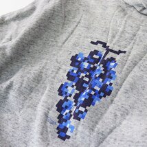 マーブルシュッド marble SUD ブドウ ドット絵 プリント 裏毛パーカー/グレー フーディー トップス【2400013769075】_画像5