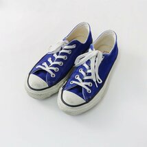 コンバース CONVERSE 7SHD SUEDE ALL STAR J OX 4.5/ブルー スエード オールスター ローカット スニーカー 日本製 23.5cm【2400013776264】_画像1