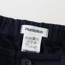 プランテーション Plantation コットンストレッチイージーテーパードパンツ S/ネイビー ゴム【2400013780988】_画像5