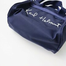 カールヘルム Karl Helmut ロゴプリント2wayミニバッグ/ネイビー ハンドバッグ ショルダーバッグ ポシェット【2400013780407】_画像5