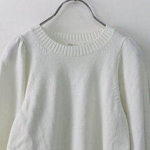 2022SS プラージュ Plage Puff Sleeves ニット/ホワイト パフスリーブ セーター トップス【2400013795166】_画像3