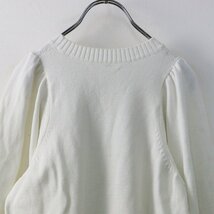 2022SS プラージュ Plage Puff Sleeves ニット/ホワイト パフスリーブ セーター トップス【2400013795166】_画像4