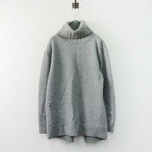 定番アイテム ドゥーズィエムクラス Deuxieme Classe ウールカシミヤ JADEタートルネックニット /グレー セーター 【2400013795661】_画像1